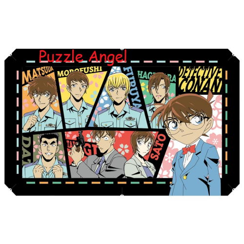 立體紙砌圖-櫻花誓言（名偵探柯南） , size:高10×寬16×深4.2cm