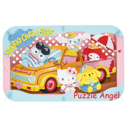 立體紙砌圖-暑假（三麗鷗角色）三麗鷗, size:高10×寬16×深4.2cm