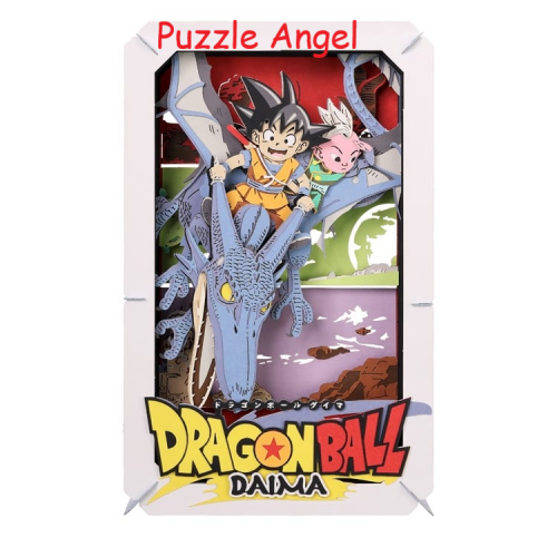 立體紙砌圖-七龍珠 , size:高16×寬10×深4.2cm