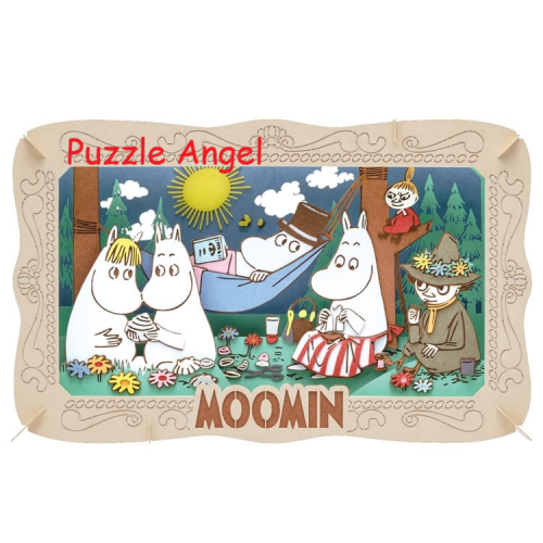 立體紙砌圖-姆明谷伴侶 , size:高10×寬16×深4.2cm