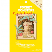 立體紙砌圖-皮卡丘 Mikke（神奇寶貝）木製品, size:高8.5×寬6.5×深3.6cm