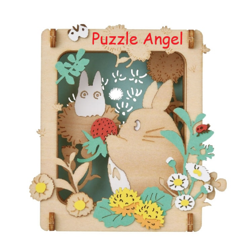 立體紙砌圖-草莓採摘木製品, size:高8.2×寬7.3×深3.6cm