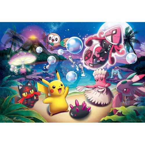 Akala Moonlight（寶可夢）1000塊砌圖, size:51x73.5cm