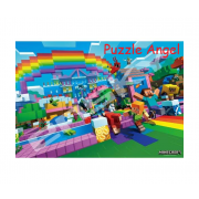 色彩世界 （Minecraft）1000 塊拼圖, size:51x73.5cm