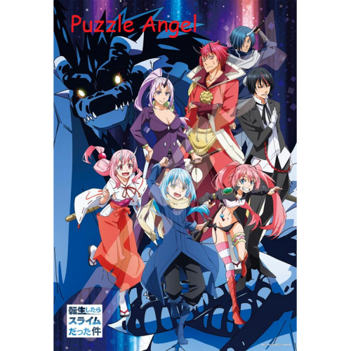 暴風雨（那次我轉生變成史萊姆這檔事）1000塊, size:51x73.5cm