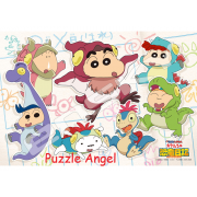 《電影蠟筆小新奧拉的恐龍日記》這是恐龍的偽裝！108塊砌圖, size：26×38cm