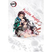 炭治郎與禰豆子（鬼滅之刃）300塊拼圖, size:26x38cm