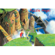 兩個人下降(天空之城)300 塊拼圖, size:26x38cm 兩個人下降(天空之城)300 塊拼圖, size:26x38cm