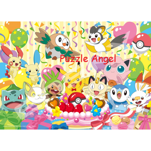 我們一起吃吧！ 美味蛋糕（寶可夢）500塊砌圖, size:38x53cm