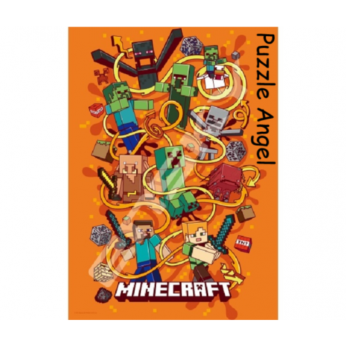 生存模式 （Minecraft） 500 塊拼圖, size:38x53cm