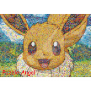 寶可夢馬賽克藝術 R-伊布-（寶可夢）500塊, 大片裝砌圖, 雙面砌圖設計, size:51x73.5cm