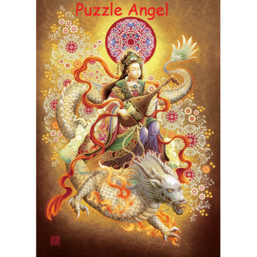 龍弁財天（奧田美紀）500塊,  size:38x53cm