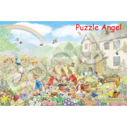 彼得兔TM 花園野餐（彼得兔）1000塊砌圖,  size:50x75cm