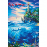 永恆之光（David Miller）1000塊, 夜光砌圖, size:50x75cm