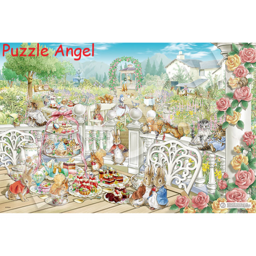 彼得兔TM 下午茶（彼得兔）1000塊砌圖,  size:50x75cm