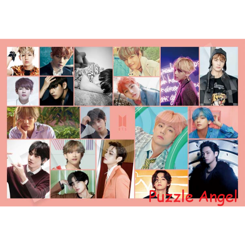 照片收藏 V（BTS）300塊砌圖,  size:26x38cm