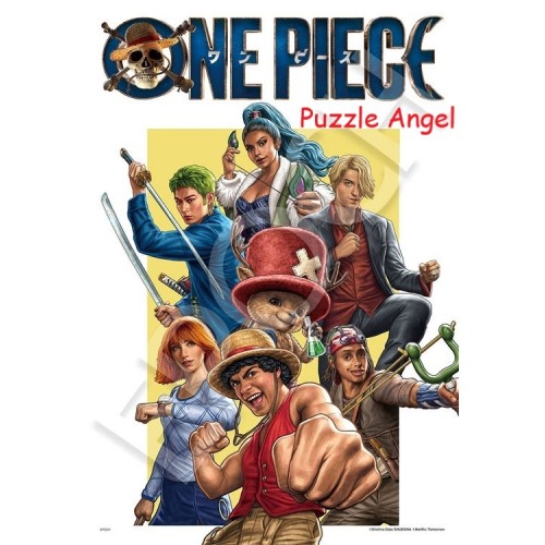 Netflix 影集《ONE PIECE》：進入偉大航路（One Piece）1053塊, 世界最小迷你版砌圖, size:26x38cm