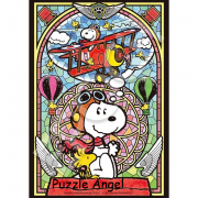 Clear Cut 史努比飛行王牌（Snoopy）216 塊, 透明版砌圖 , size:18.2x25.7cm