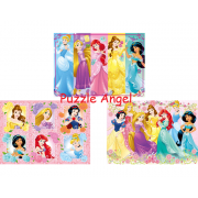 迪士尼公主夢野世界（3合1砌圖） 42+56+63塊, size:18.2x25.7cm