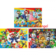超級瑪利歐（Super Mario）（3合1砌圖） 72+81+96塊, size:18.2x25.7cm
