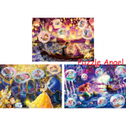 迪士尼公主 ~鏡樂未來~（3合1砌圖） 42+63+81塊, size:18.2x25.7cm