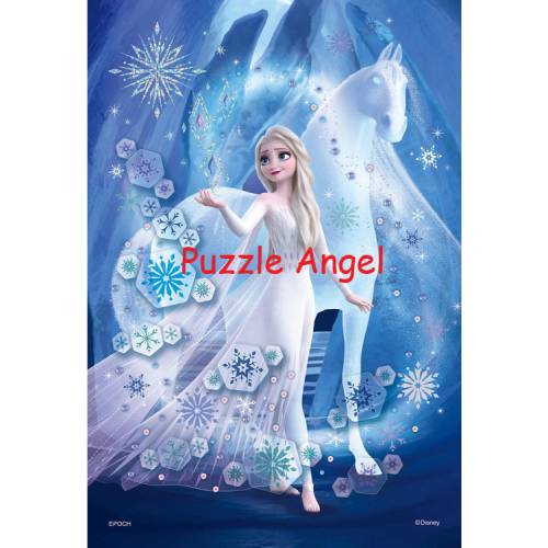 艾莎 -冰雪女王-（Elsa -Snow Queen-） （冰雪奇緣）300 塊, 裝飾貼紙砌圖, size:26x38cm