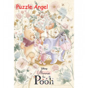 小熊維尼 -在草地花園裡-（小熊維尼）（Winnie the Pooh）300 塊, 裝飾貼紙砌圖, size:26x38cm