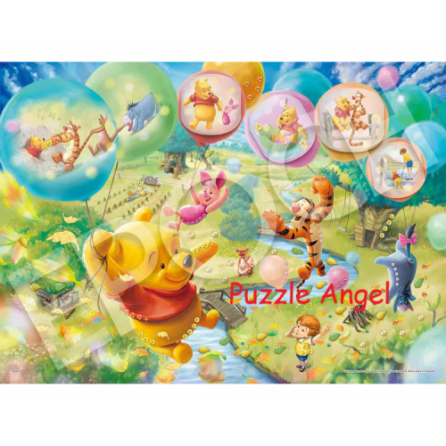 情感故事系列小熊維尼（Winnie the Pooh)500 塊, 彈出式拼圖裝飾,  size:38x53cm.