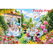 米奇和朋友們 愛的旋律 1000 塊, 裝飾貼紙砌圖,  size:50x75cm.