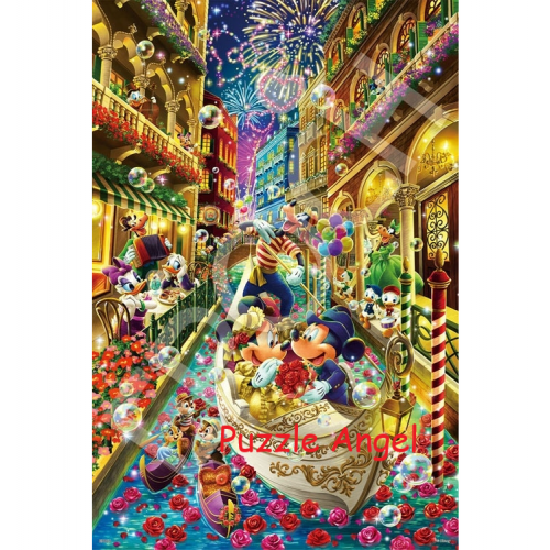 米奇與朋友 威尼斯之旅 （米奇與朋友）1000 塊, 裝飾貼紙砌圖, size:50x75cm