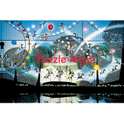 木馬之夢（藤城清治）1000塊砌圖, size:50x75cm