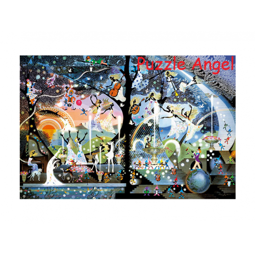 愛之泉（藤城清治）1000塊砌圖, size:50x75cm