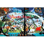 矮人天堂（藤城清治）1000塊砌圖, size:50x75cm