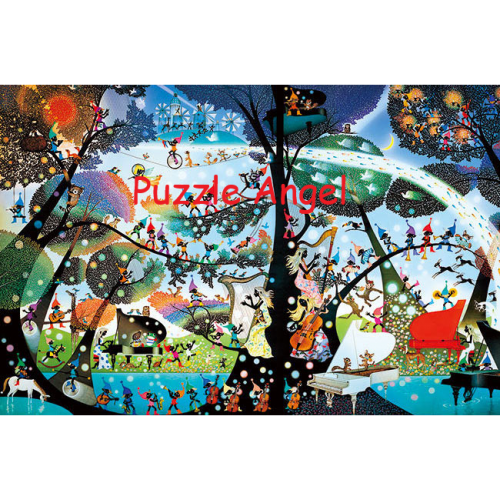 矮人天堂（藤城清治）1000塊砌圖, size:50x75cm