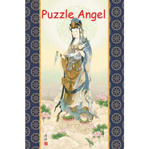 蓮上観音菩薩1000塊, size:50x75cm