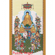 十六善神図 1000塊, size:50x75cm