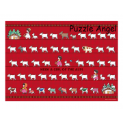 四季（阿爾卑斯山的女孩海蒂）500塊砌圖, size:38x53cm