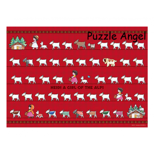 四季（阿爾卑斯山的女孩海蒂）500塊砌圖, size:38x53cm