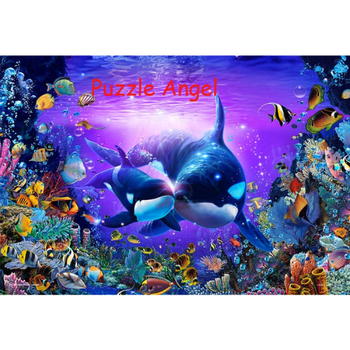 《光輝通道 II》（Lassen）300塊砌圖, 彩色箔印刷, size:26x38cm