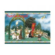 夏至節(達洋貓) 500塊拼圖, size:38x53cm