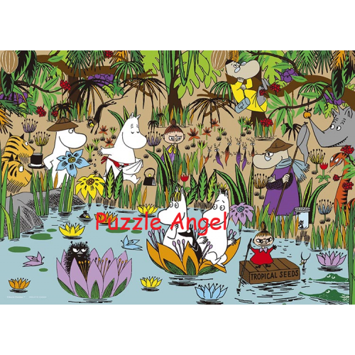 叢林嚕嚕米谷（moomin)(姆明)500塊砌圖, size:38x53cm