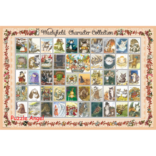 Wachiffeld Characters Collections(達洋貓) 1000塊拼圖, size:50x75cm