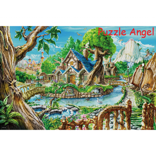 森林小屋（大八木）1000塊油畫面砌圖, size:50x75cm