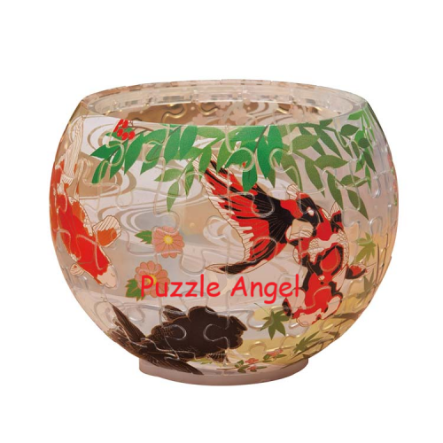 金魚 （立體碗形砌圖燈） 80 塊, 成品尺寸:直徑 10 cm×高 7 cm