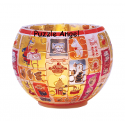 姆明媽媽的款待(立體碗形砌圖燈) 80 塊, 成品尺寸:直徑 10 cm×高 7 cm 姆明媽媽的款待(立體碗形砌圖燈) 80 塊, 成品尺寸:直徑 10 cm×高 7 cm