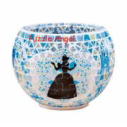 玻璃馬賽克 -灰姑娘(立體碗形砌圖燈) 80 塊, 成品尺寸:直徑 10 cm×高 7 cm 玻璃馬賽克 -灰姑娘(立體碗形砌圖燈) 80 塊, 成品尺寸:直徑 10 cm×高 7 cm