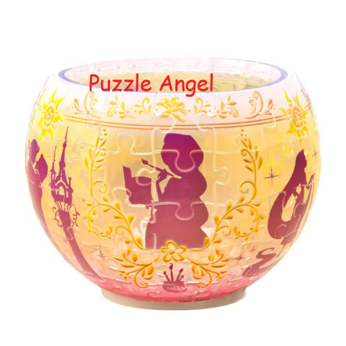 極光玻璃 -Rapunzel（立體碗形砌圖燈） 80 塊, 成品尺寸:直徑 10 cm×高 7 cm