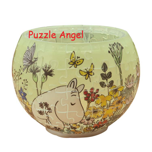 姆明趣味花園 （立體碗形砌圖燈） 80 塊, 成品尺寸:直徑 10 cm×高 7 cm